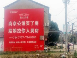 南城墙体广告在乡镇、农村市场的媒体优势