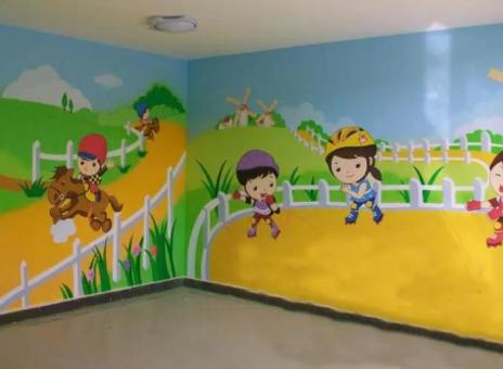 南城幼儿园墙体彩绘制作流程及注意事项