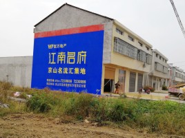 南城农村墙体广告在不同形式上面展现的不同特色