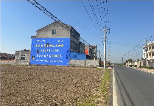 南城墙体广告用的是什么漆？